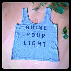 spiritual gangster shine your light tank, small
